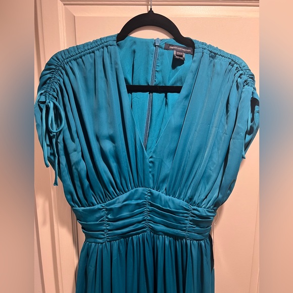 FRENCH CONNECTION Maxi Dress Polyester Women’s Size 6US Color: Ocean Depth NWT - Picture 10 of 16
